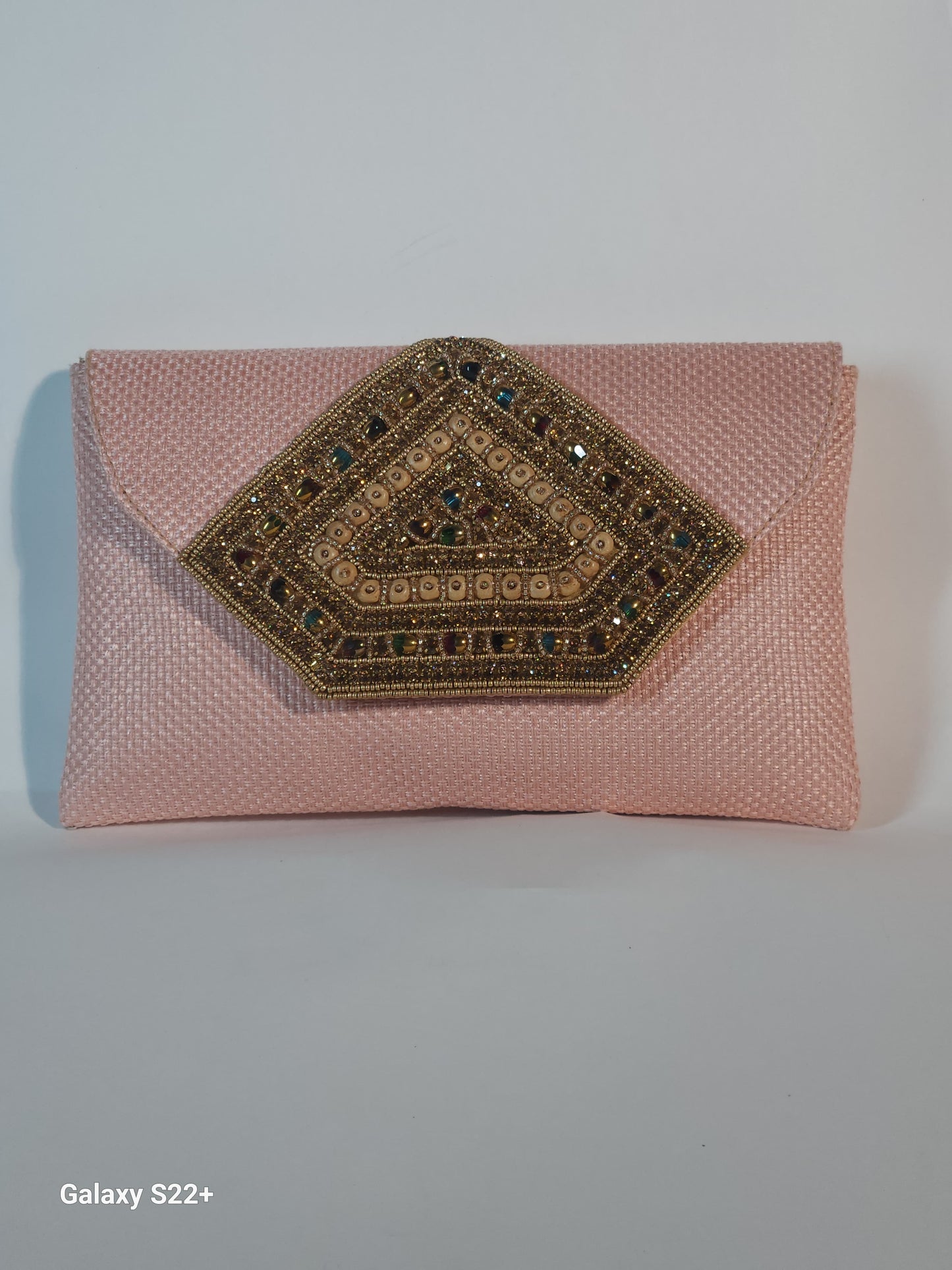 Luxury Handcrafted Embellished Clutch – Elegant Party & Wedding Purse